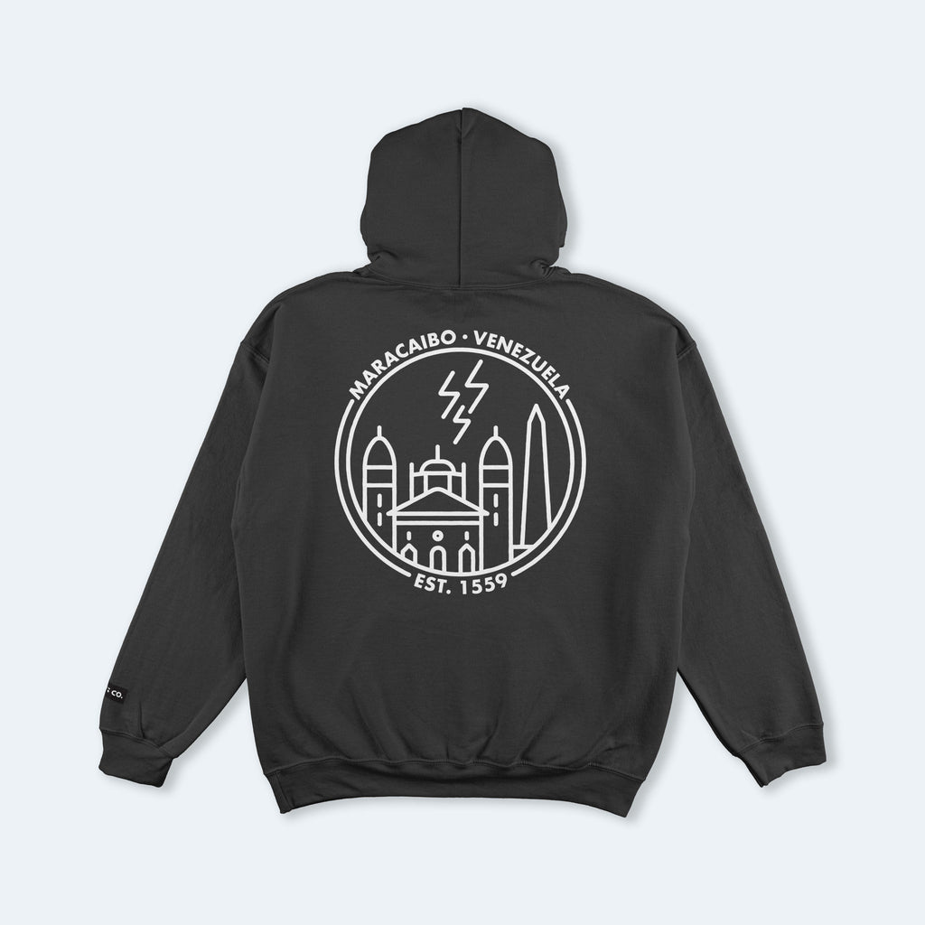 Maracaibo Black Hooded Sweatshirt