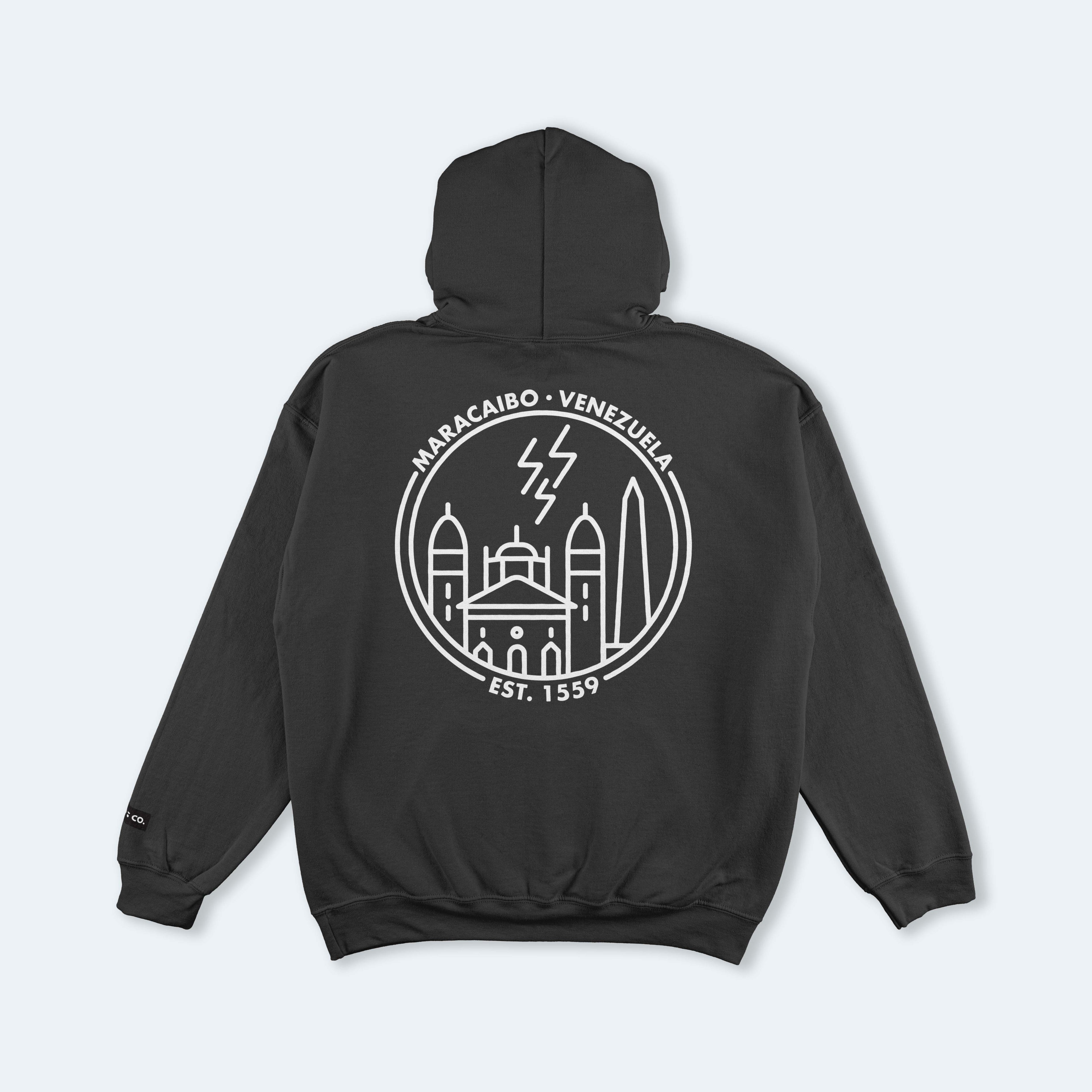 Maracaibo Black Hooded Sweatshirt