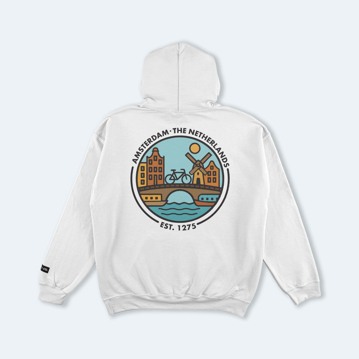 Amsterdam Color Hooded Sweatshirt