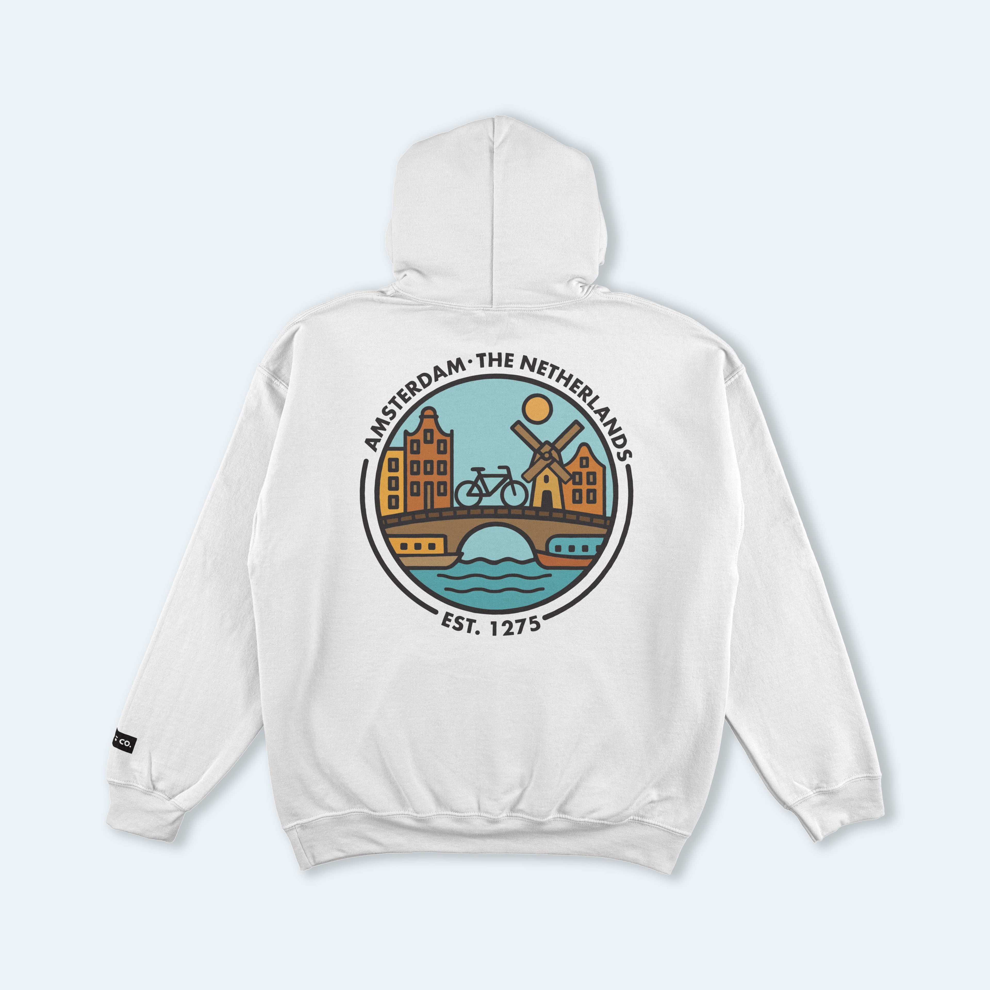 Amsterdam Color Hooded Sweatshirt