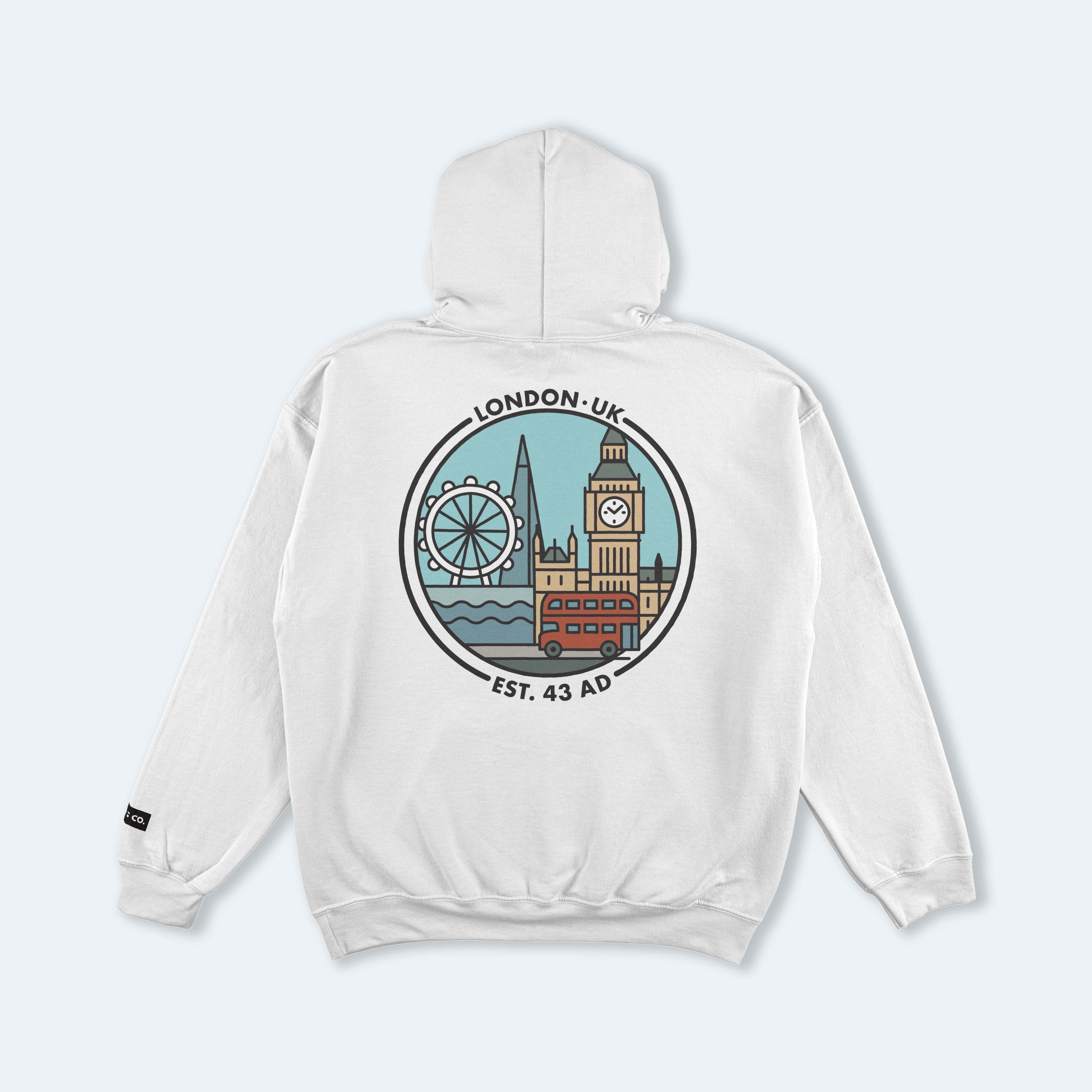 London Color Hooded Sweatshirt