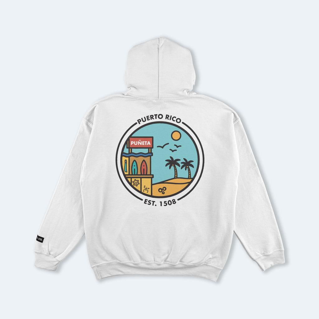 Puerto Rico Color Hooded Sweatshirt