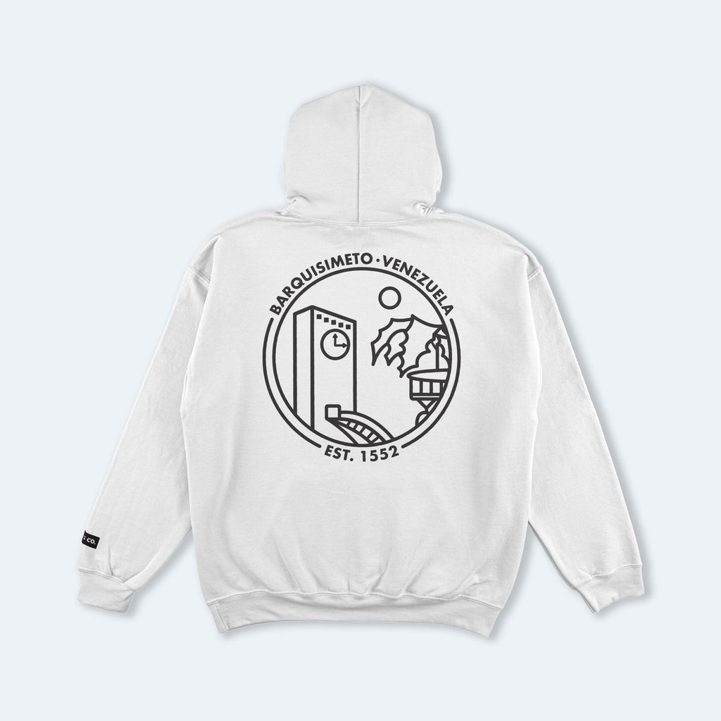 Barquisimeto White Hooded Sweatshirt