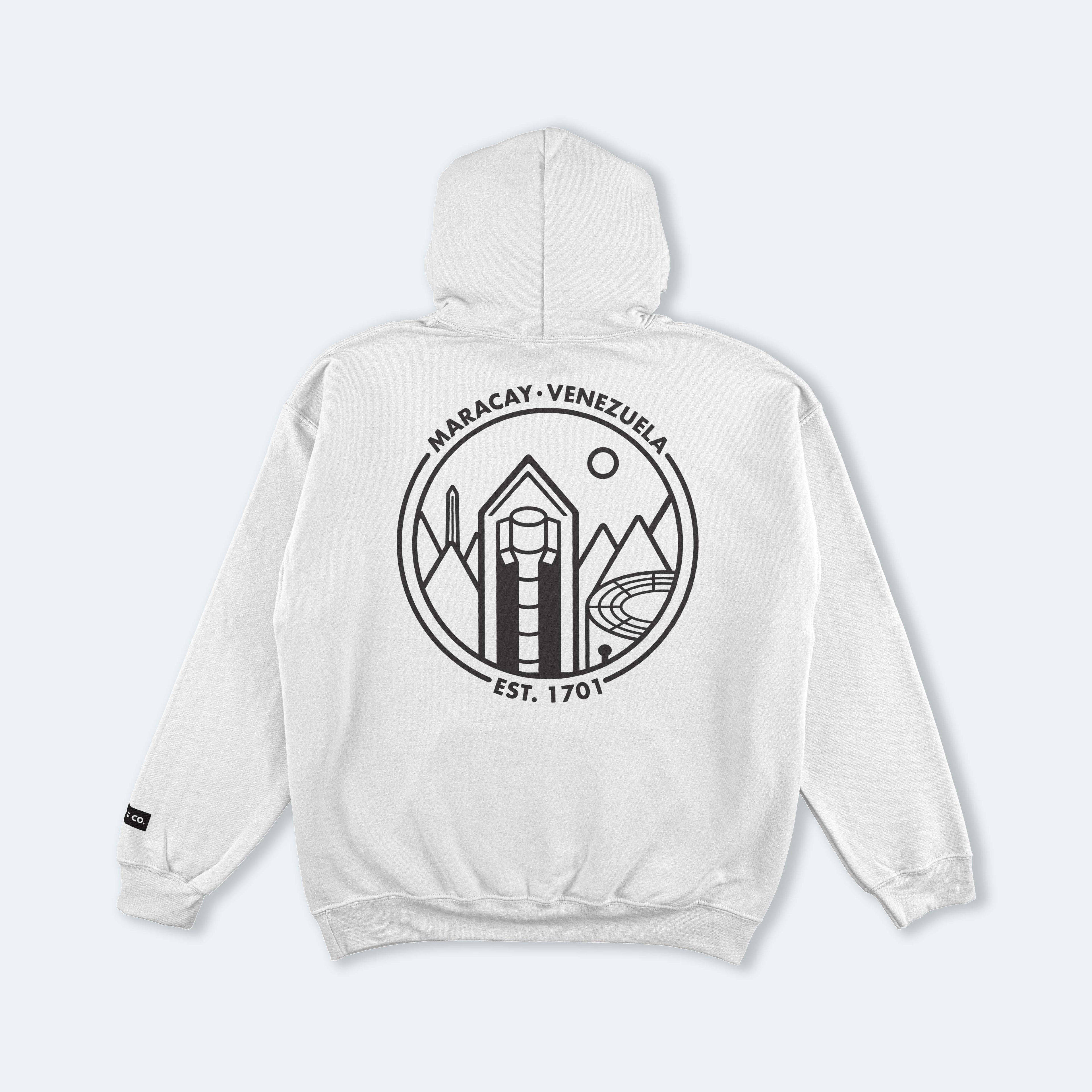 Maracay White Hooded Sweatshirt