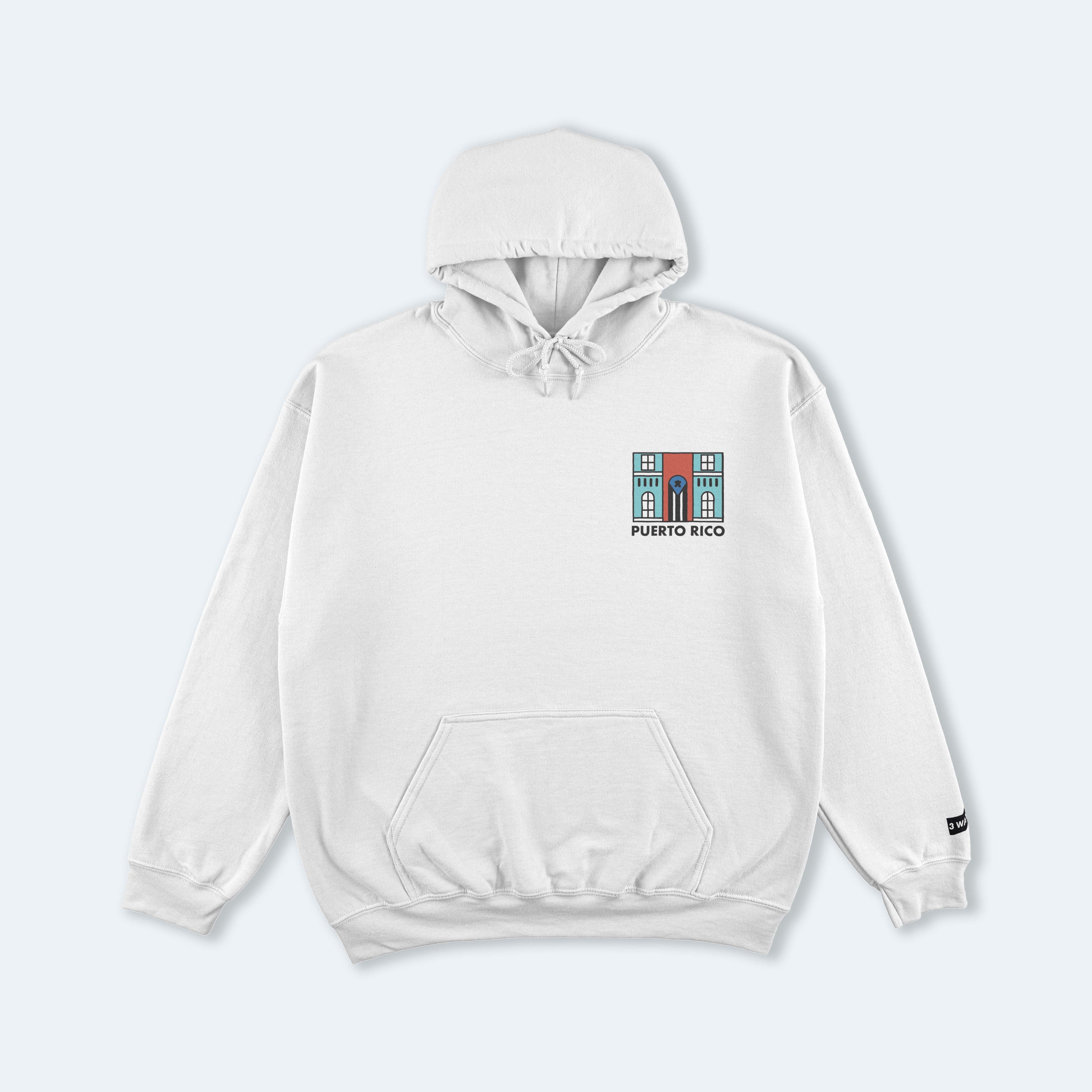 Puerto Rico Color Hooded Sweatshirt
