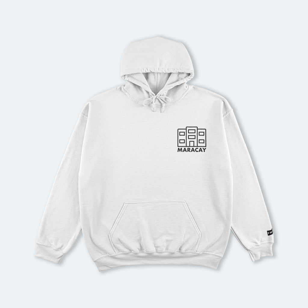 Maracay White Hooded Sweatshirt