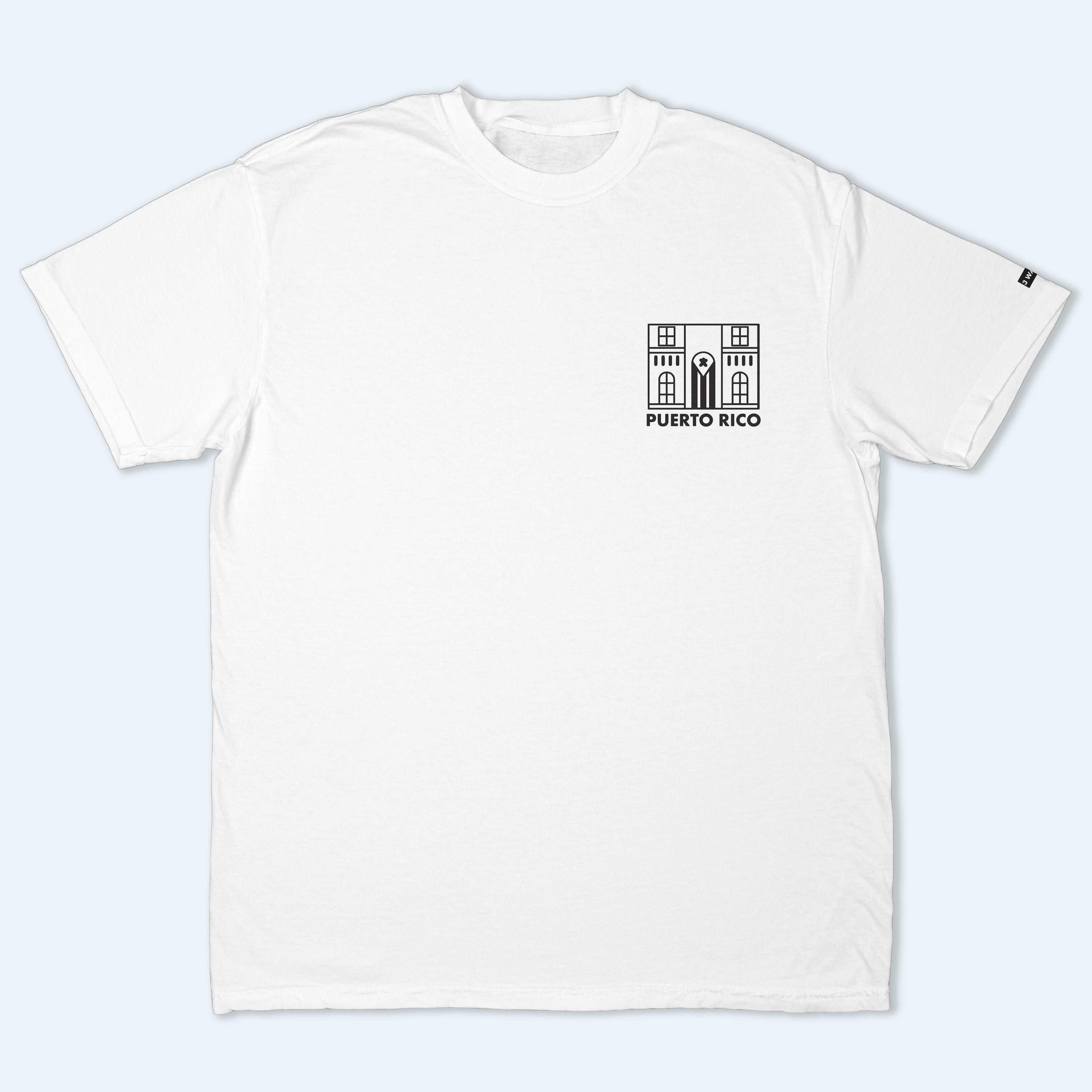 Puerto Rico White T-Shirt