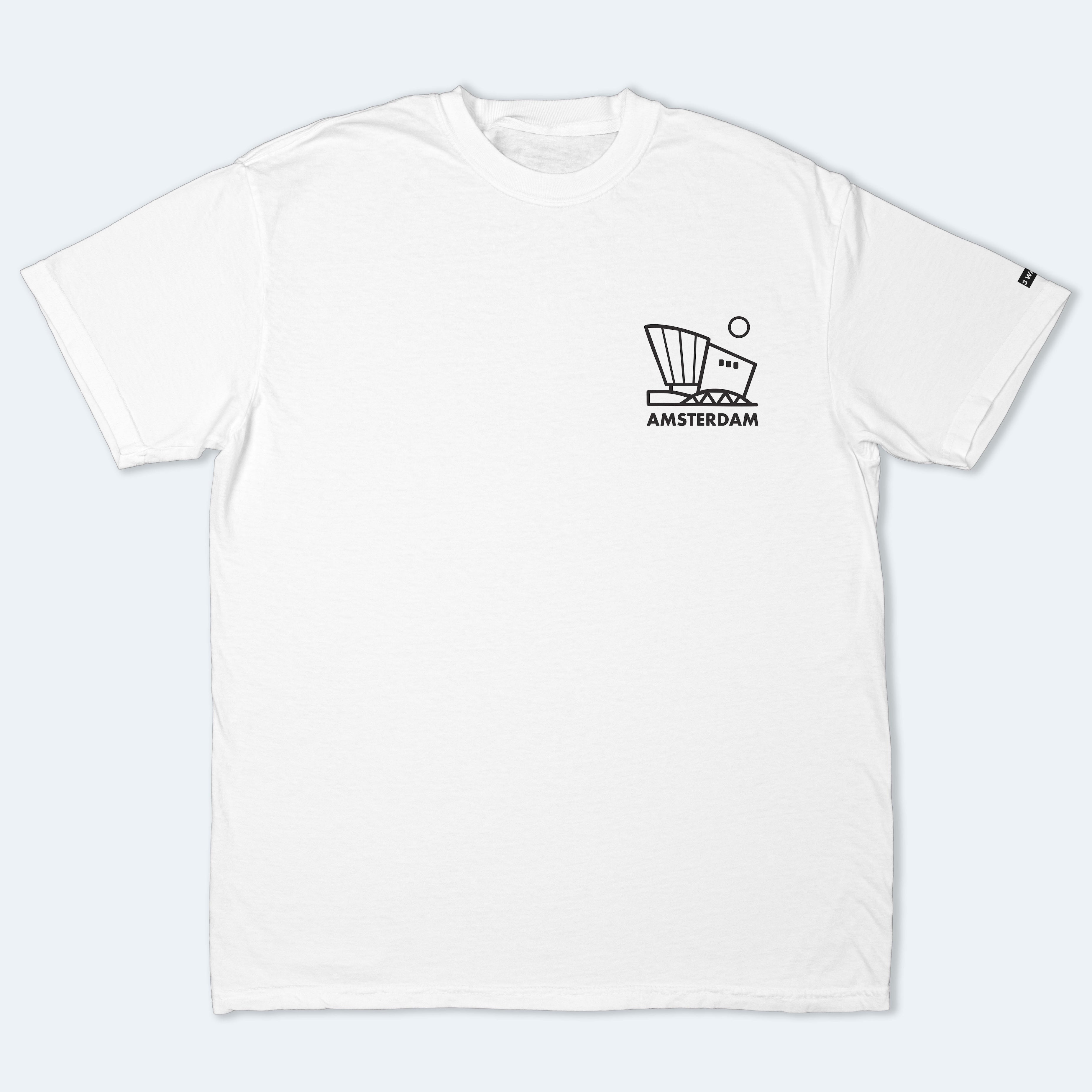 Amsterdam White T-Shirt