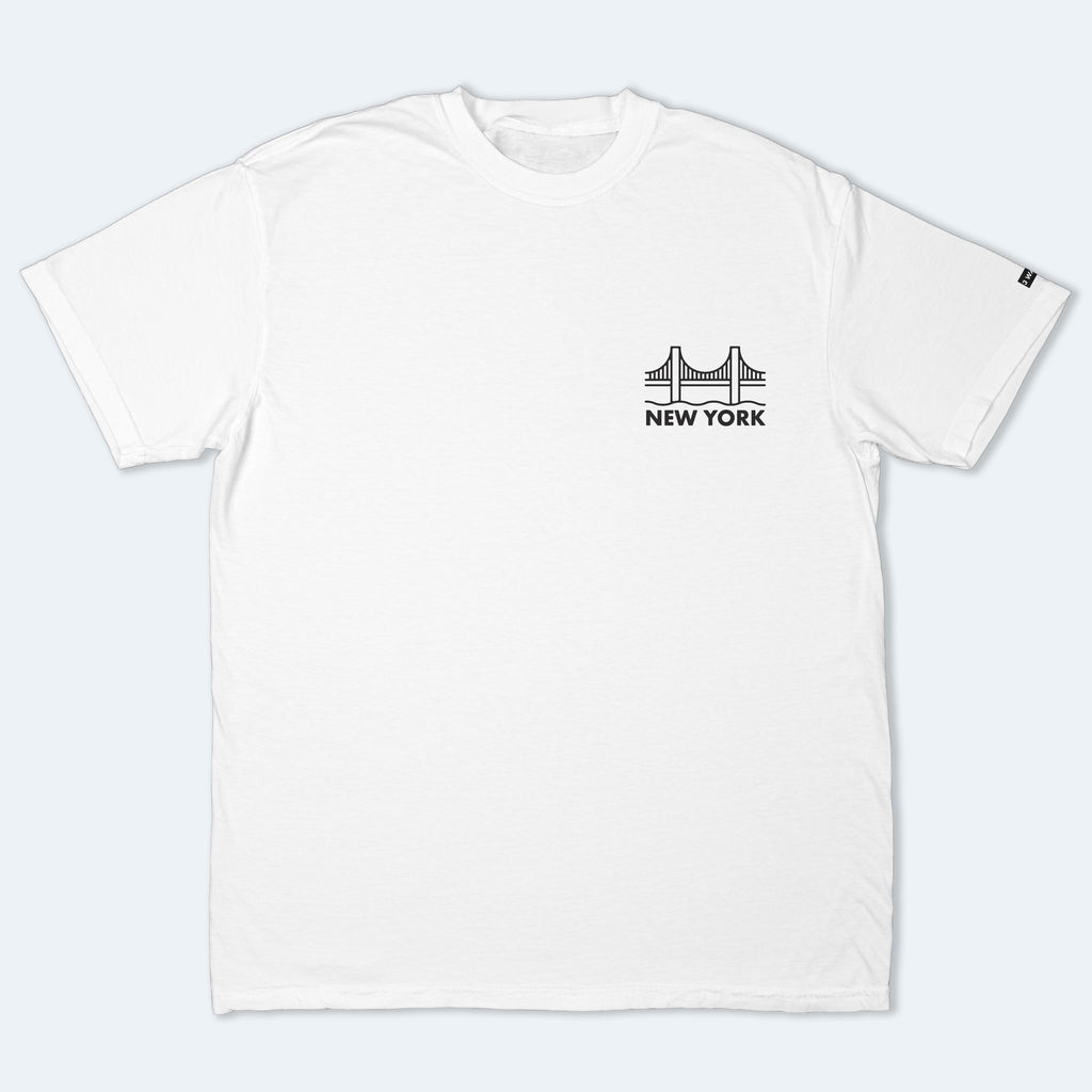 New York White T-Shirt