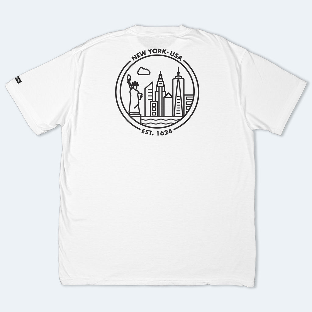 New York White T-Shirt