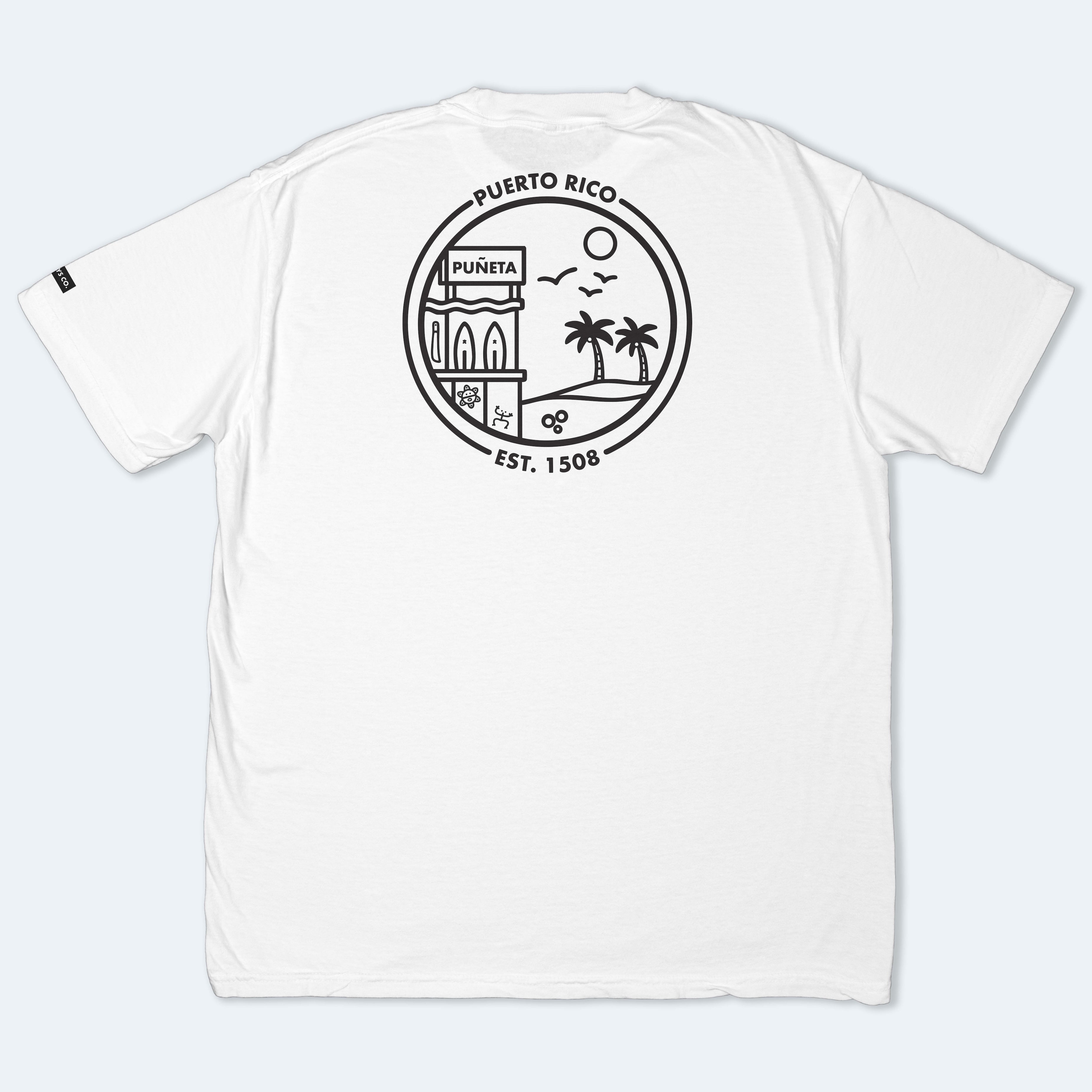 Puerto Rico White T-Shirt